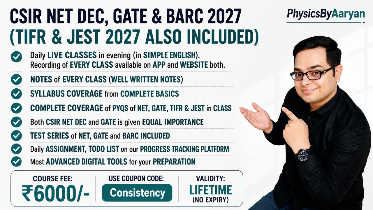 CSIR NET, GATE & BARC 2026-27 — Live All in One Batch